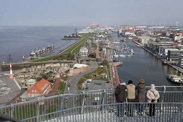 Aussichtsplattform Sail City auf die Havenwelten K1483<br />©  Helmut Gross Erlebnis Bremerhaven