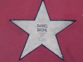 Star of fame Daniel Brühl