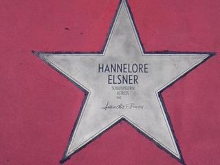 Star of fame Hannelore Elsner